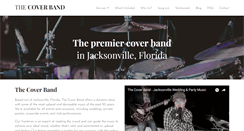 Desktop Screenshot of coverbandjax.com